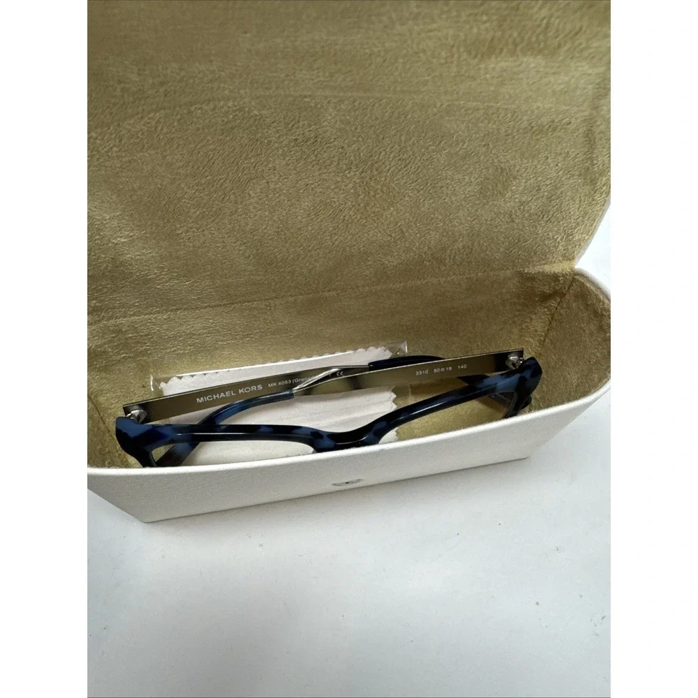 Michael Kors MK 4053 Granada 3310 Blue Horn Silver‎ Frames Only 50-18-140